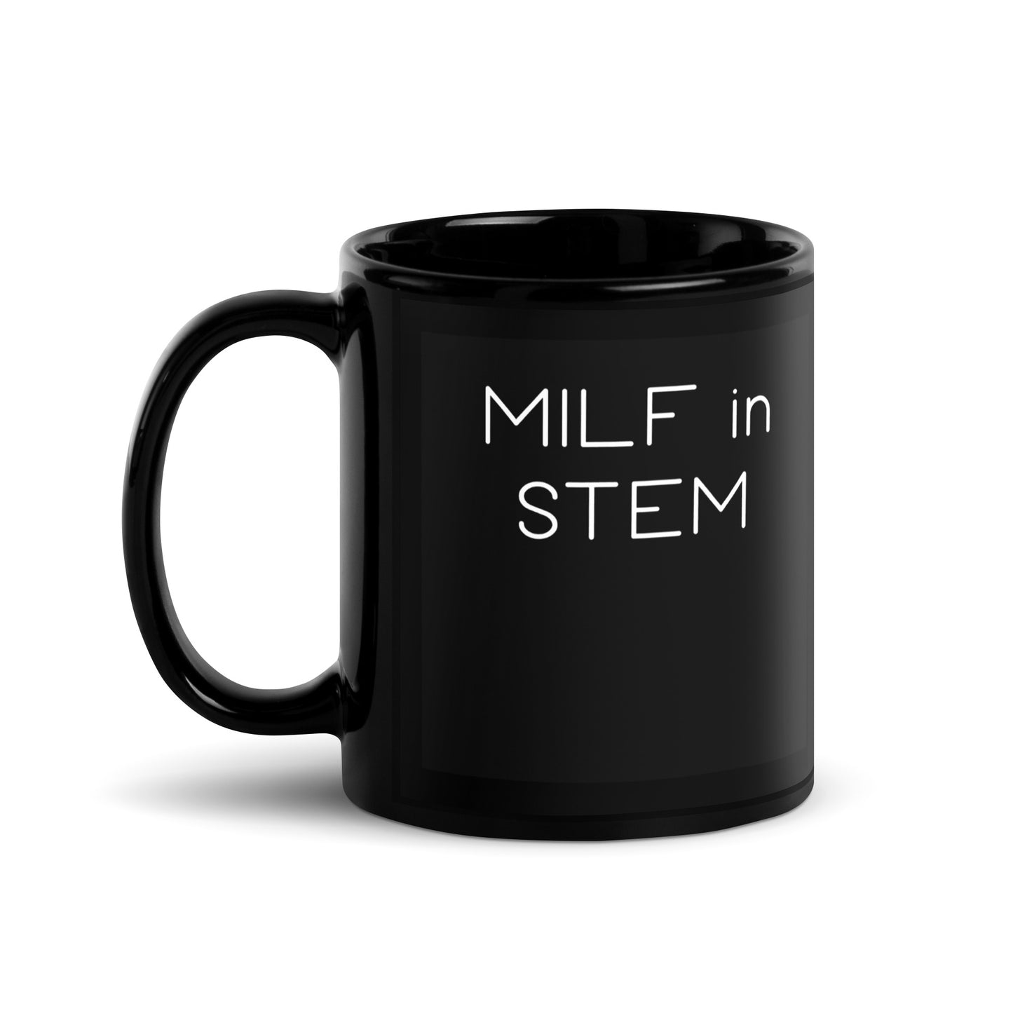 MILF in STEM Black Glossy Mug