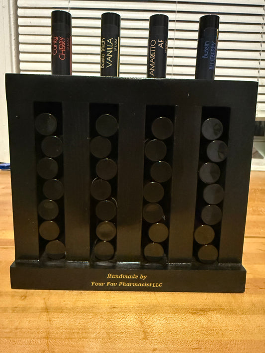 Lip Balm Display Case (4 Flavors Provided; 32 total)
