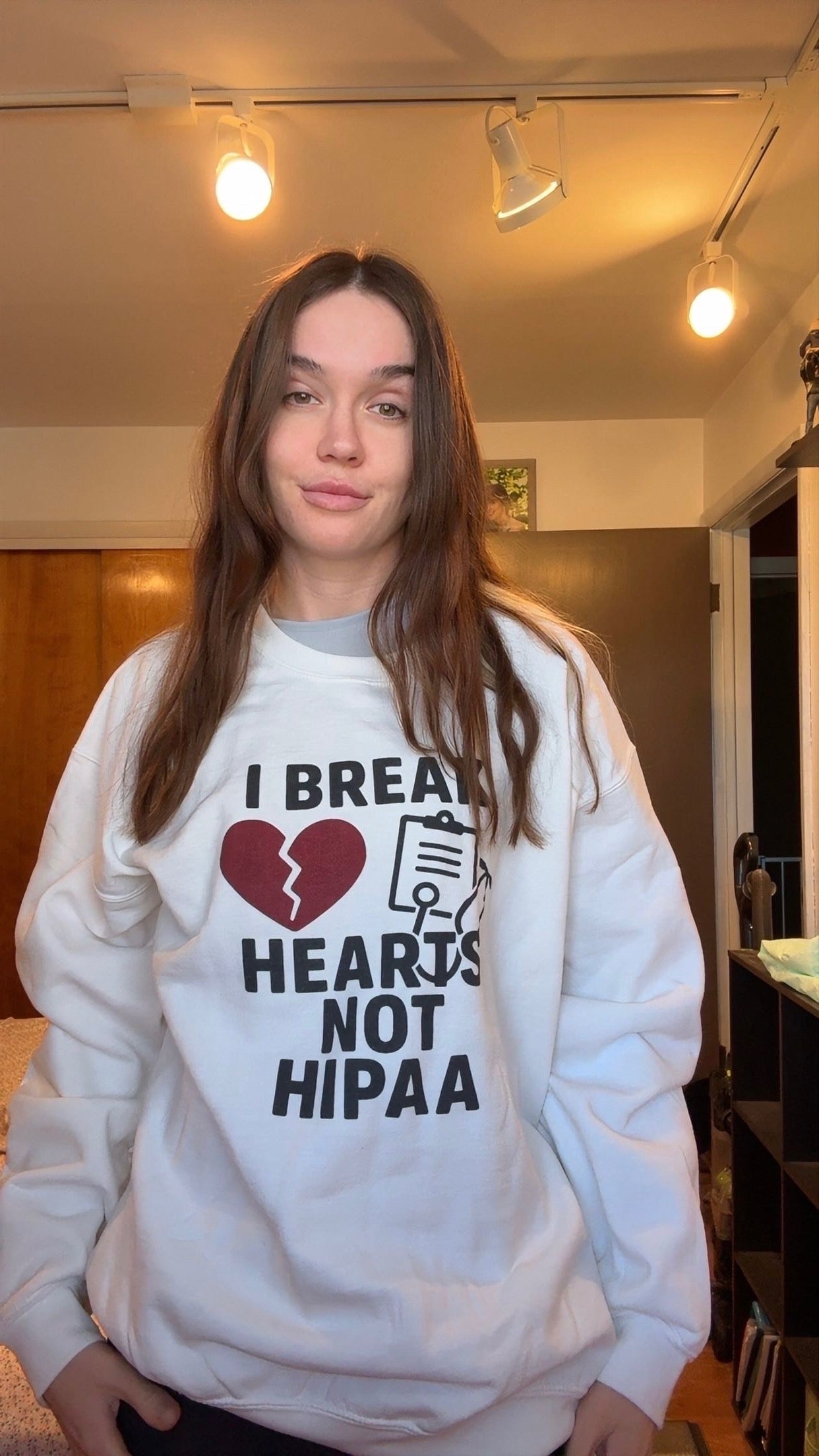 I Break Hearts Not HIPAA Unisex Sweatshirt